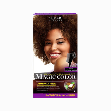 Nicka K Magic Color Permanent Cream Hair Dye – TCW05 Natural Brown - ANNS BEAUTY SUPPLY